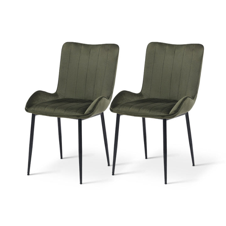 ofcasa, olive green dining chairs, velvet, velvet dining chairs, chairs for sale, comfy chair, cheap dining chairs, office chair, velvet chairs, dark grey chair, ofcasafurniture, ofcasachairs, ofcasa discount, ofcasa dining chairs, ofcasa ukofcasa, Edith dining chairs, olive green dining chairs, green velvet, velvet dining chairs, chairs for sale, comfy chair, cheap dining chairs, velvet chairs, ofcasafurniture, ofcasachairs, 
Space saving dining chair product shot | Cheap dining chairs set of 2 option