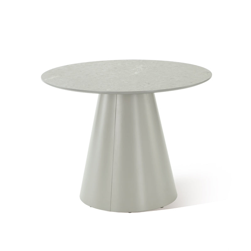 Elowen Round Dining Table [Grey] [100 cm]