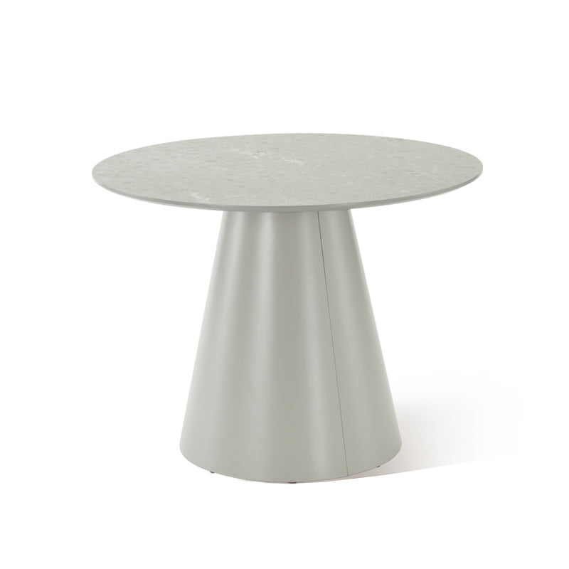 Elowen Round Dining Table [Grey] [100 cm]