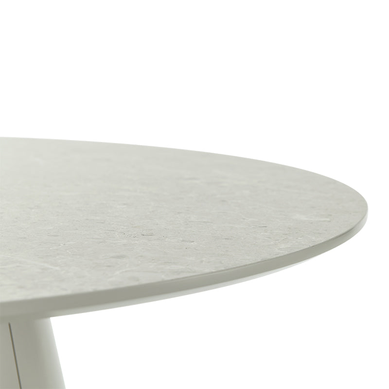 Elowen Round Dining Table [Grey] [100 cm]