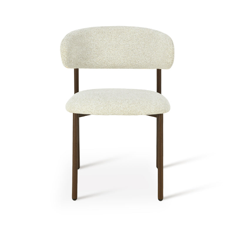 Zahra S Dining Chairs [Set of 2] [Linen Fabric] [⌀ 2.5 cm]