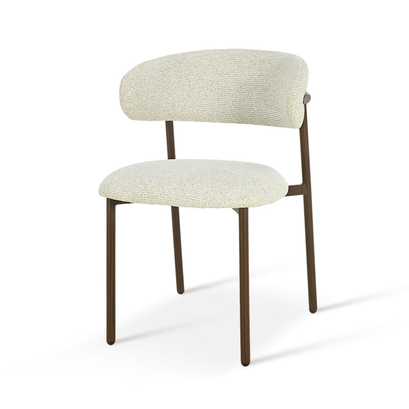 Zahra S Dining Chairs [Set of 2] [Linen Fabric] [⌀ 2.5 cm]