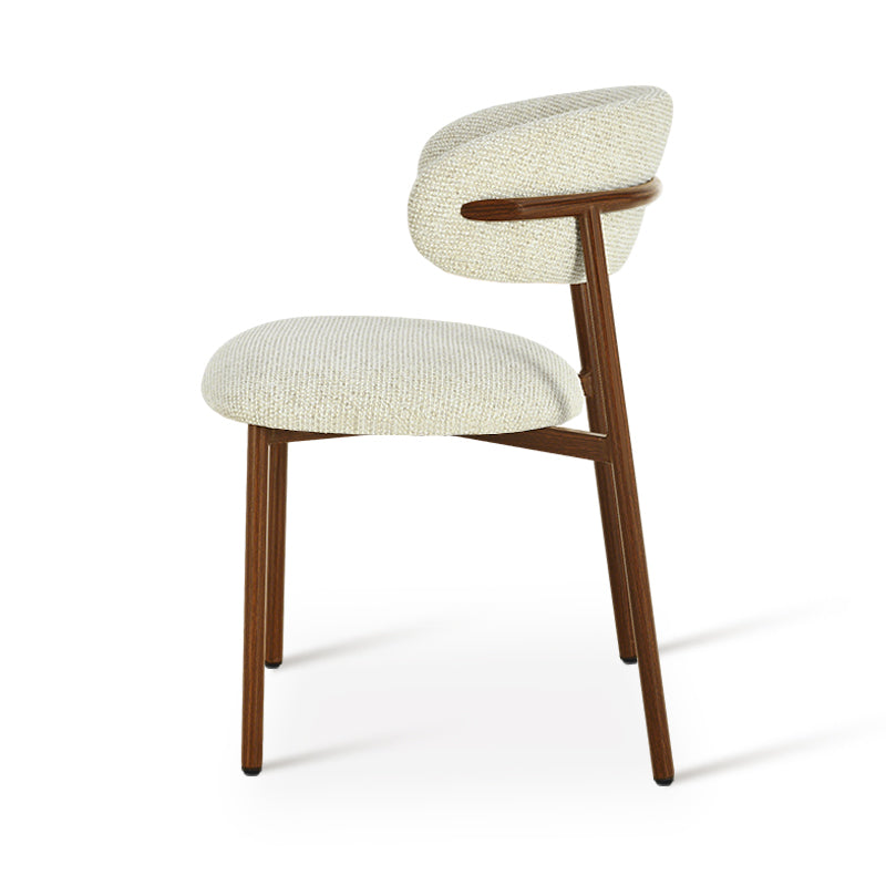 Zahra S Dining Chairs [Set of 2] [Linen Texture Fabric] [⌀ 2.5 cm]
