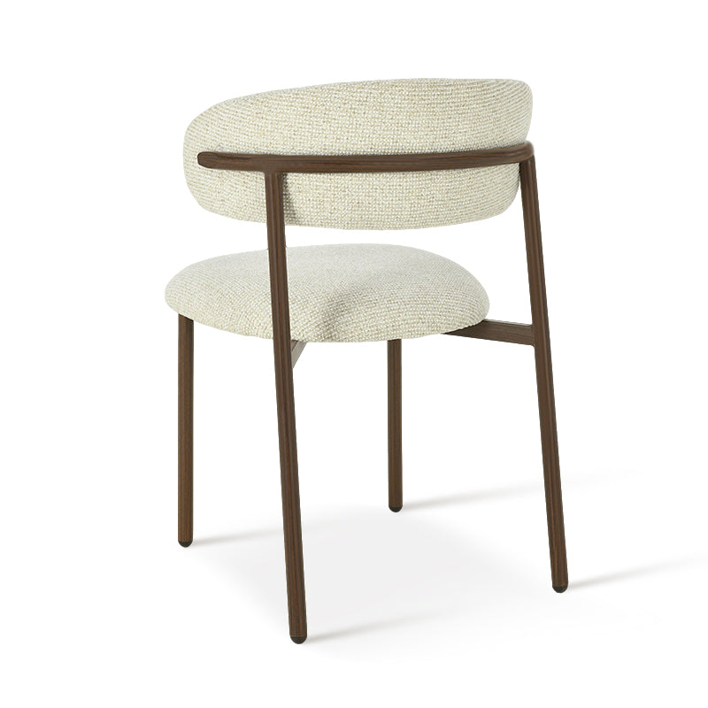 Zahra S Dining Chairs [Set of 2] [Linen Fabric] [⌀ 2.5 cm]