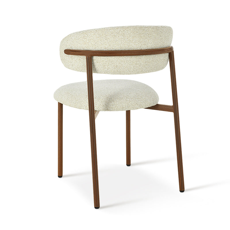 Zahra S Dining Chairs [Set of 2] [Linen Texture Fabric] [⌀ 2.5 cm]