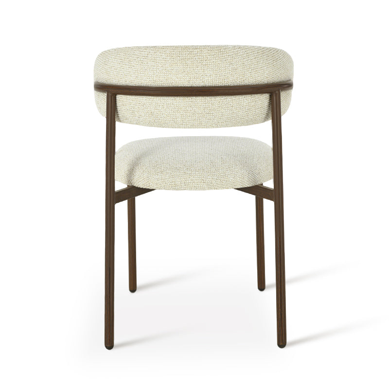 Zahra S Dining Chairs [Set of 2] [Linen Fabric] [⌀ 2.5 cm]