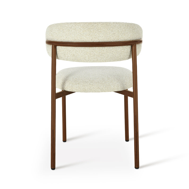 Zahra S Dining Chairs [Set of 2] [Linen Texture Fabric] [⌀ 2.5 cm]