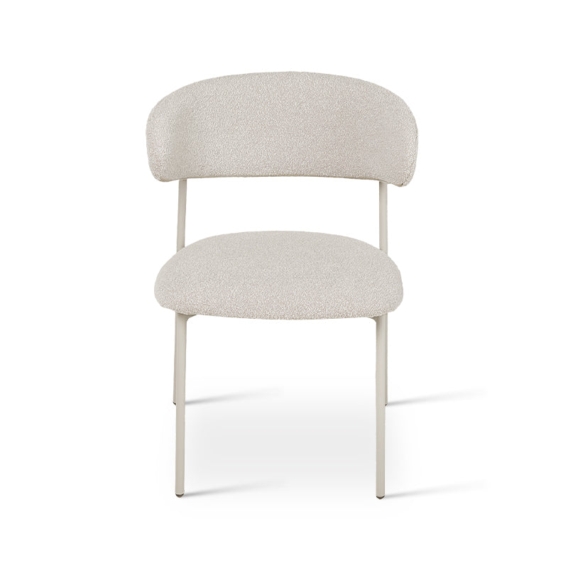 Zahra Dining Chairs [Set of 2] [Boucle Fabric]