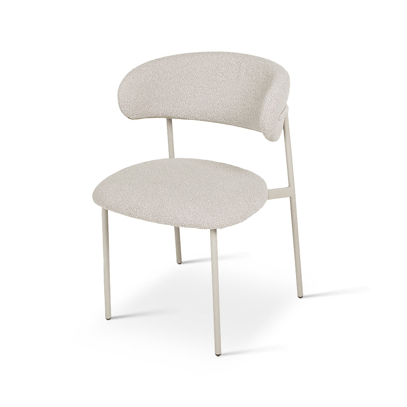 Zahra Dining Chairs [Set of 2] [Boucle Fabric]