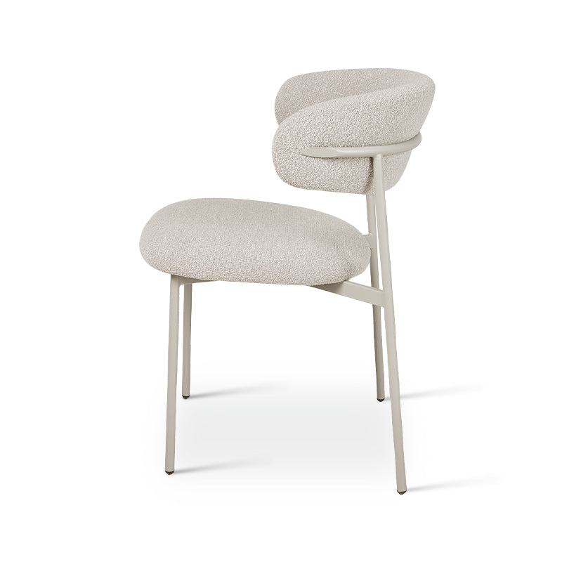 Zahra Dining Chairs [Set of 2] [Boucle Fabric]