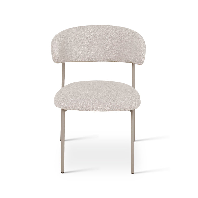 Zahra Dining Chairs [Set of 2] [Boucle Fabric][⌀ 1.9 cm]