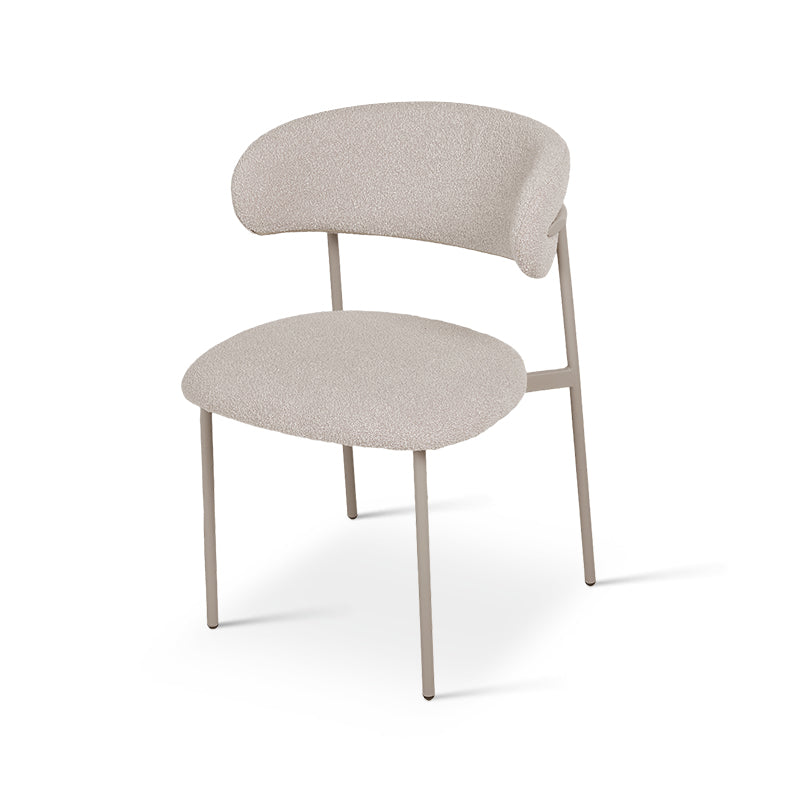 Zahra Dining Chairs [Set of 2] [Boucle Fabric][⌀ 1.9 cm]