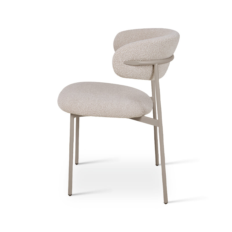 Zahra Dining Chairs [Set of 2] [Boucle Fabric][⌀ 1.9 cm]