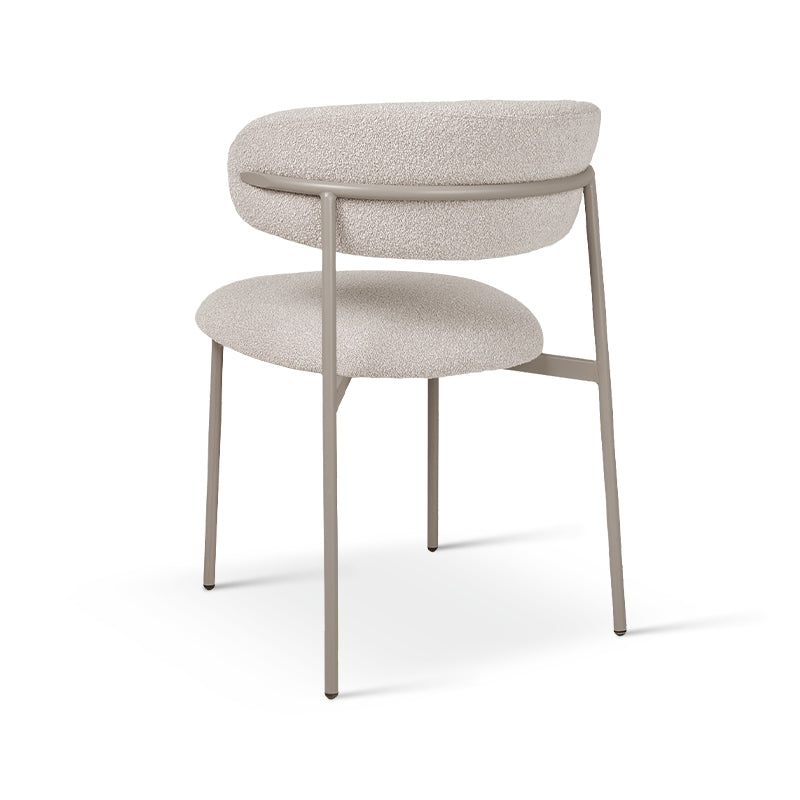 Zahra Dining Chairs [Set of 2] [Boucle Fabric][⌀ 1.9 cm]