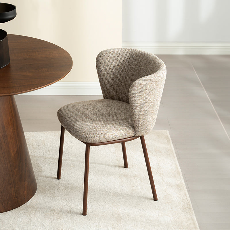 Karin Dining Chairs [Set of 2] [Linen texture Fabric]