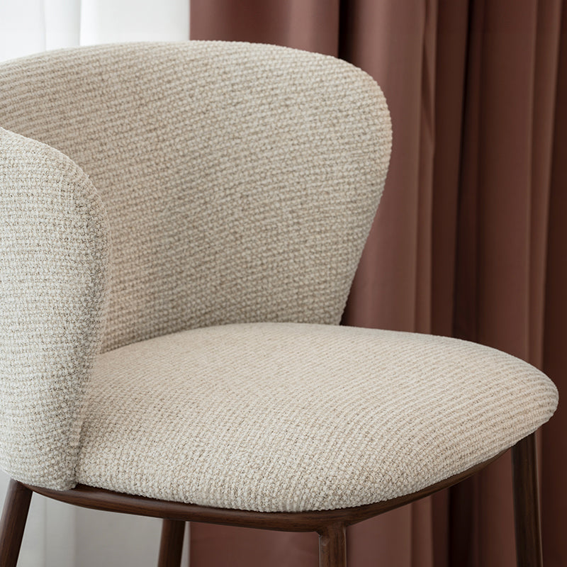Karin Bar Stools [Set of 2] [Linen Texture Fabric] [65 cm]