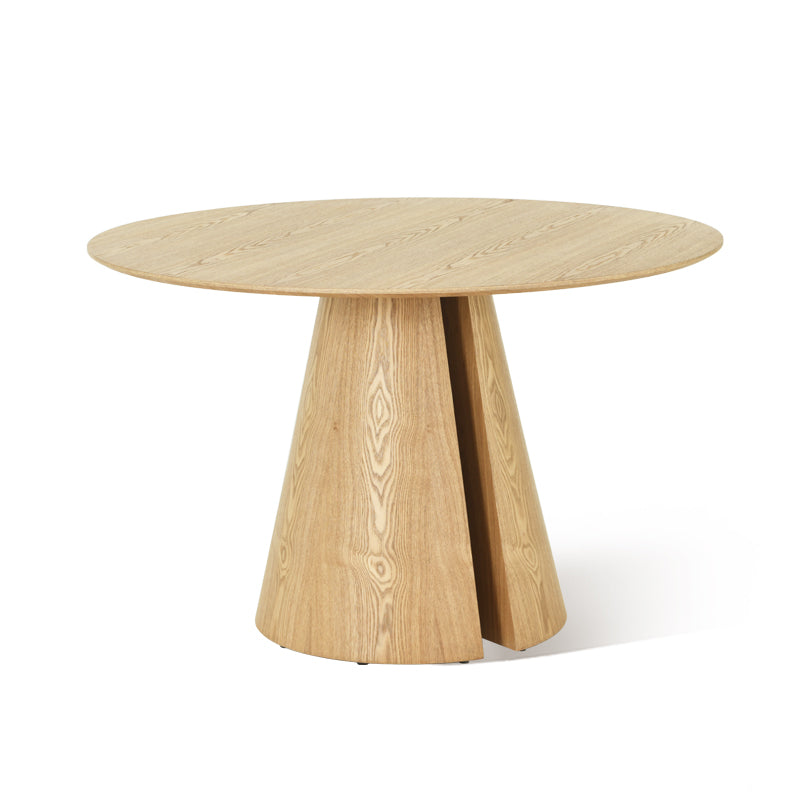 Isabeau Round Dining Table [Oak Color] [120 cm]