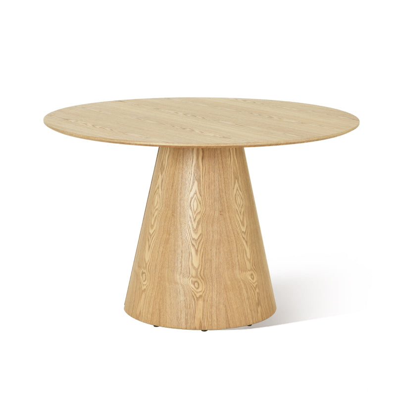 Isabeau Round Dining Table [Oak Color] [120 cm]