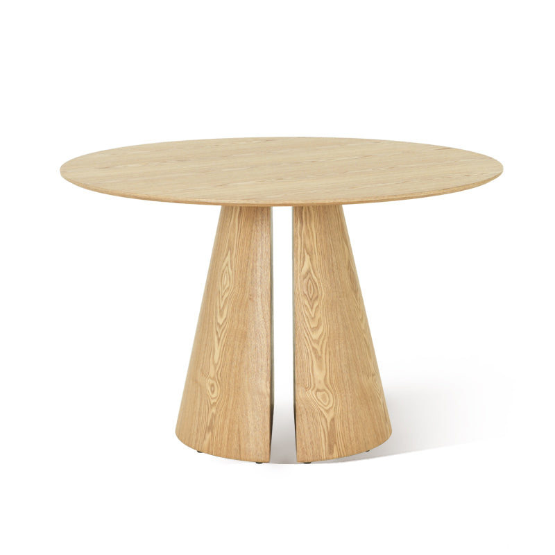 Isabeau Round Dining Table [Oak Color] [120 cm]