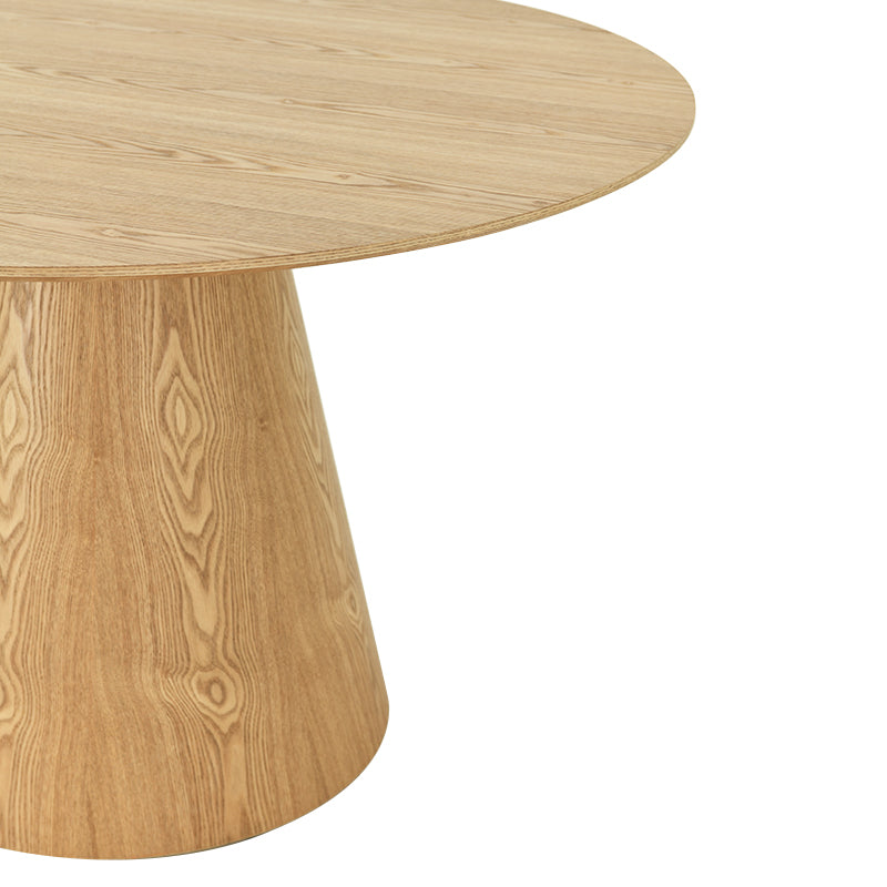 Isabeau Round Dining Table [Oak Color] [120 cm]