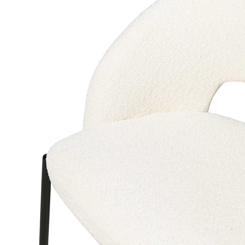 Esme Dining Chairs [Set of 2] [Boucle Fabric]