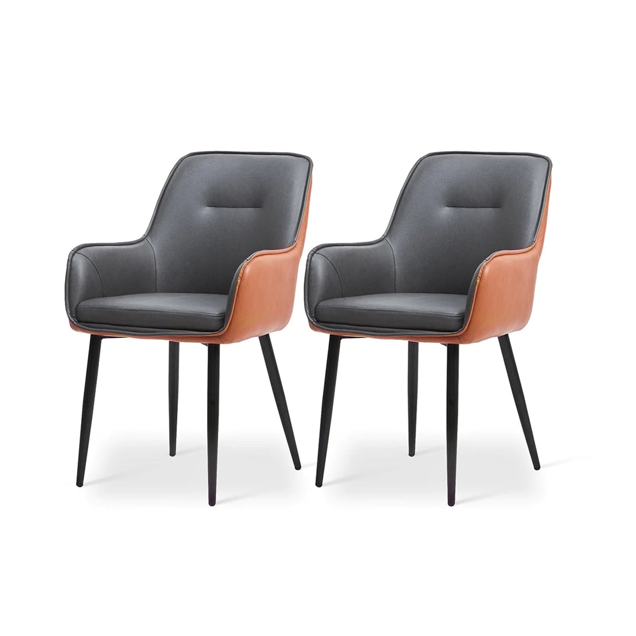 Solis Dining Chairs [Set of 2] [Pu Leather]