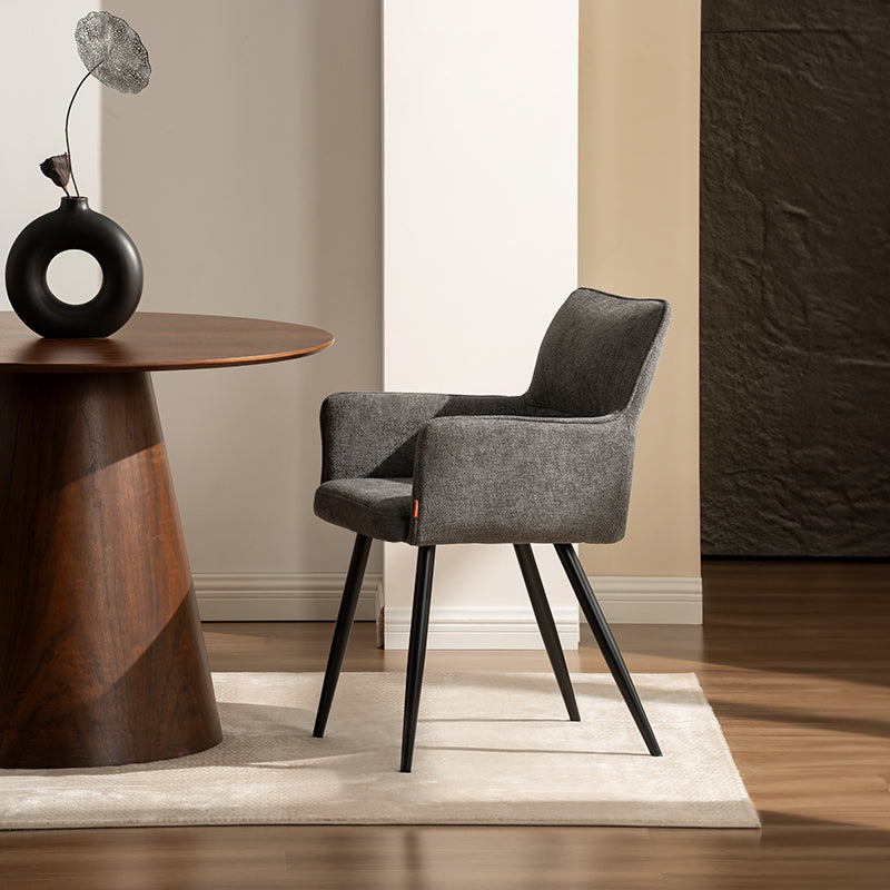 Kaya Dining Chairs [Set of 2] [Linen Texture Fabric]