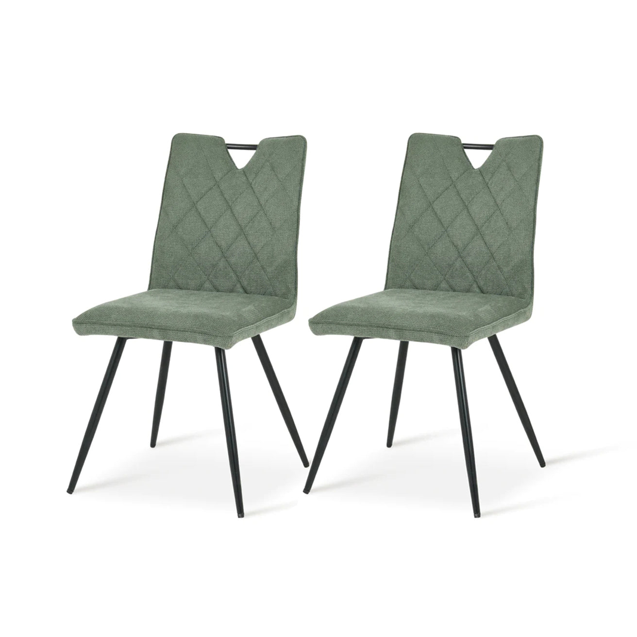 Tiana Dining Chairs [Set of 2] [Linen Fabric]