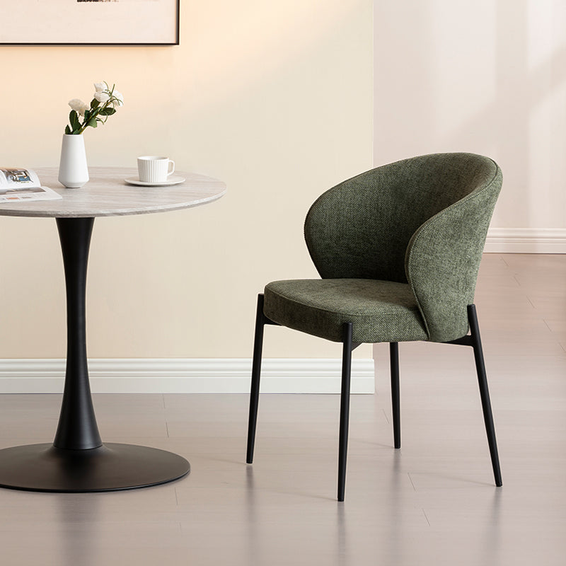 Bard Dining Chairs [Set of 2] [Linen Fabric]