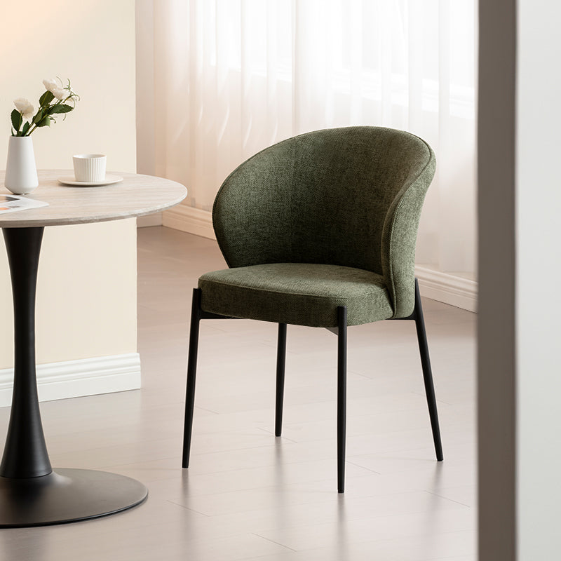 Bard Dining Chairs [Set of 2] [Linen Fabric]