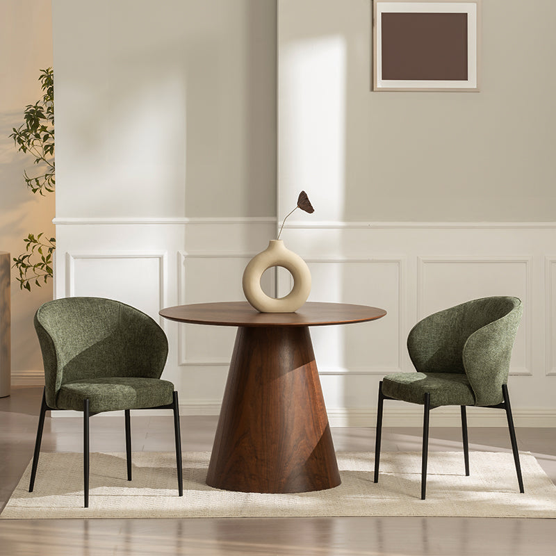 Bard Dining Chairs [Set of 2] [Linen Fabric]