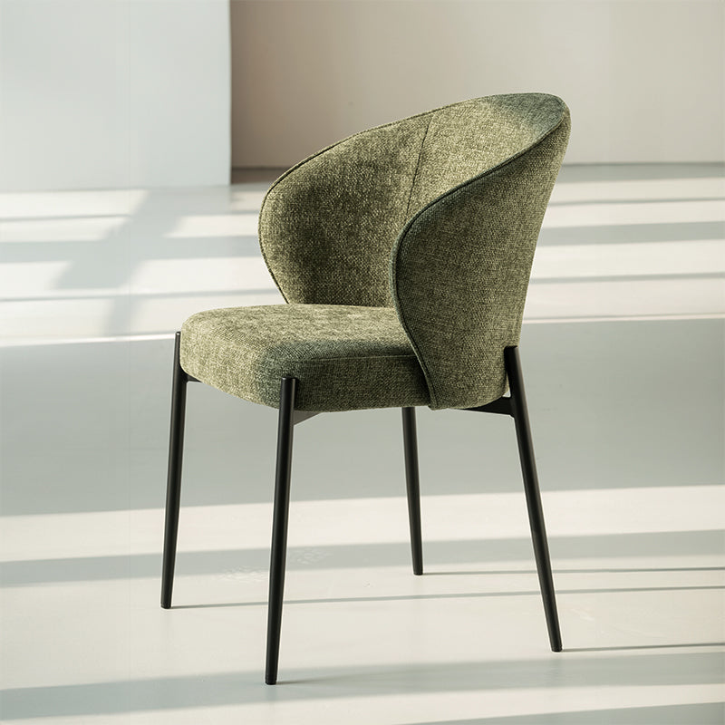 Bard Dining Chairs [Set of 2] [Linen Fabric]