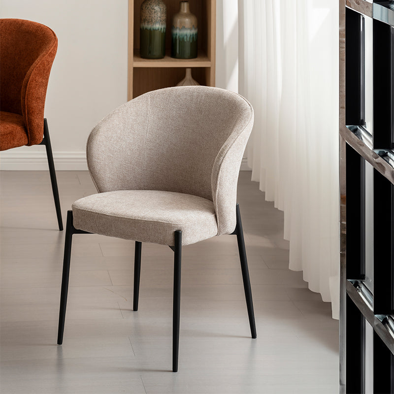 Bard Dining Chairs [Set of 2] [Linen Fabric]