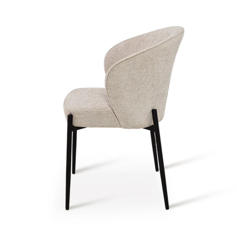 Bard Dining Chairs [Set of 2] [Linen Fabric]