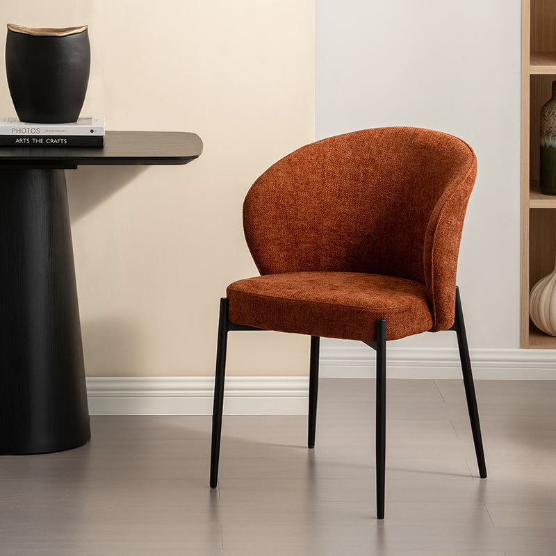 Bard Dining Chairs [Set of 2] [Linen Fabric]