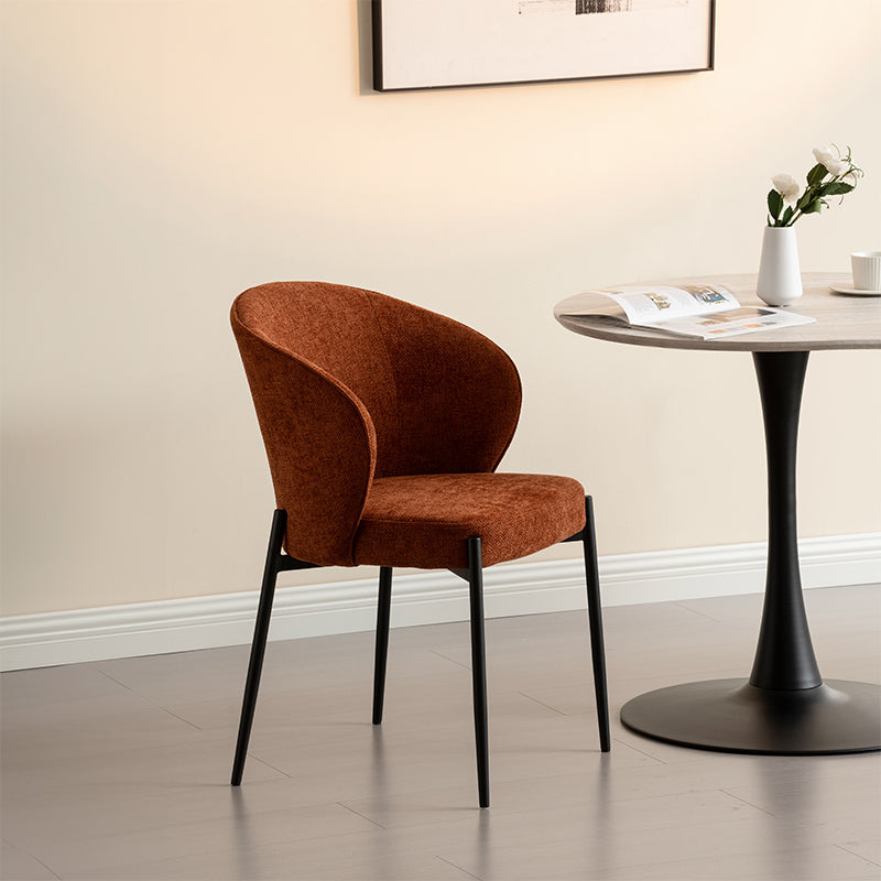 Tiana Round Dining Table & 2 Bard Dining Chairs [Dining Set]