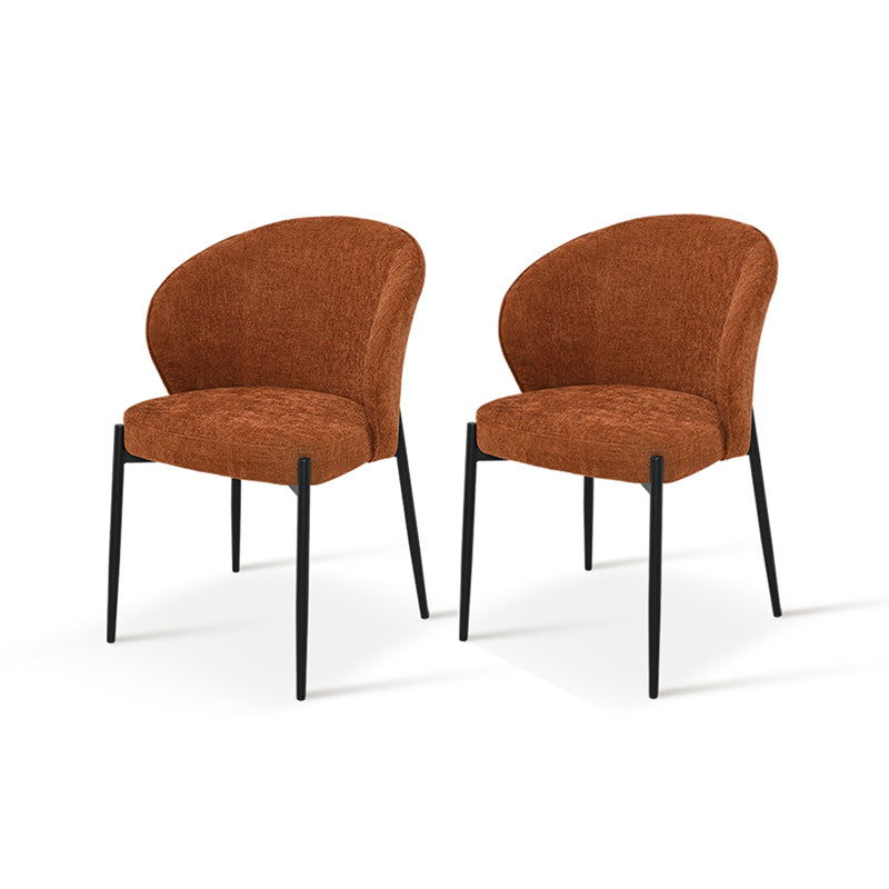 Bard Dining Chairs [Set of 2] [Linen Fabric]