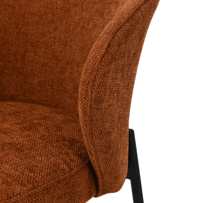Bard Dining Chairs [Set of 2] [Linen Fabric]
