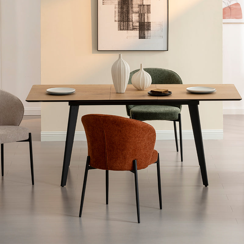 Bard Dining Chairs [Set of 2] [Linen Fabric]