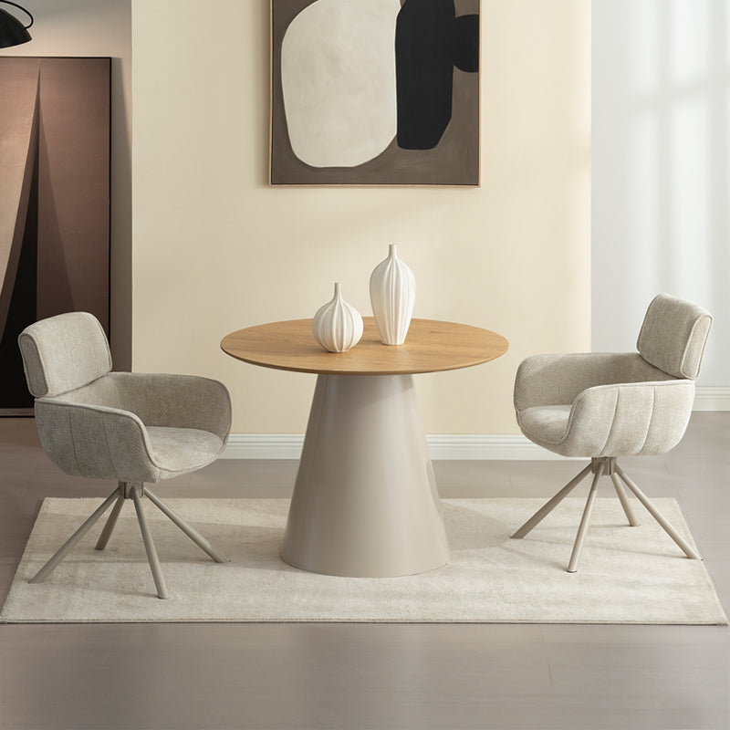 Elara Swivel Chairs [Set of 2] [Chenille]