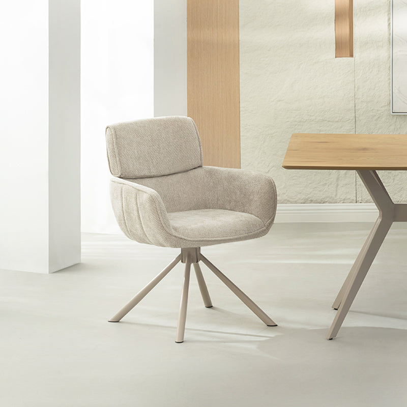 Elara Swivel Chairs [Set of 2] [Chenille]