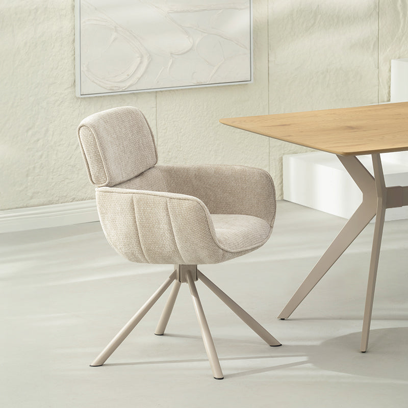 Elara Swivel Chairs [Set of 2] [Chenille]