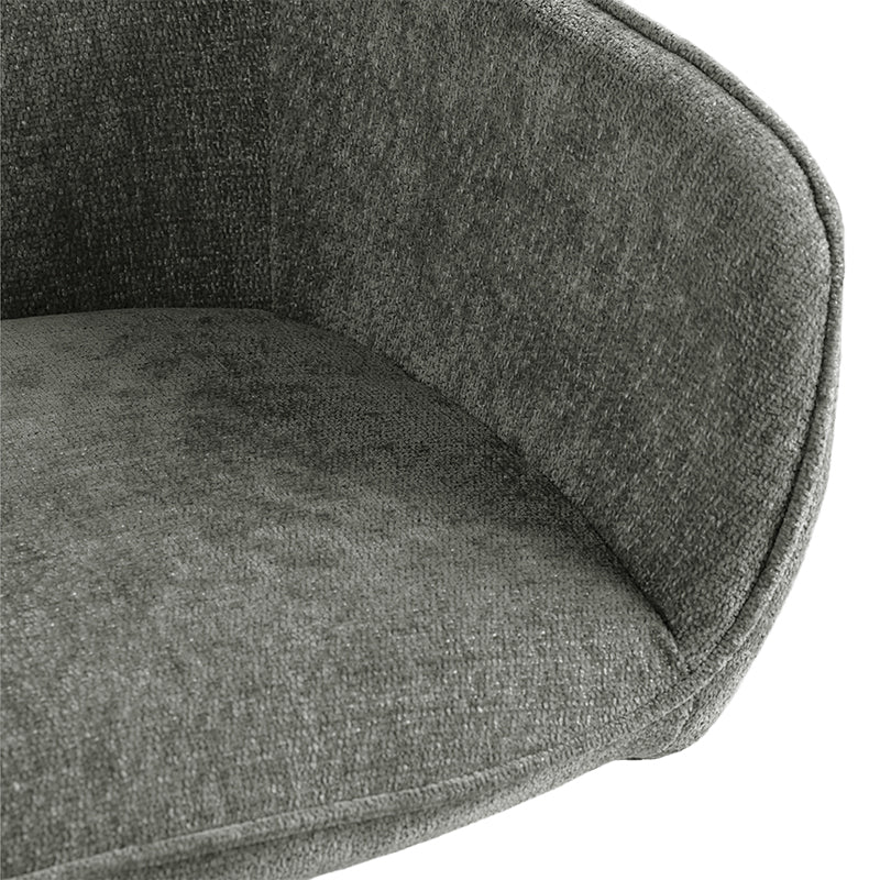 Elara Swivel Chairs [Set of 2] [Chenille]