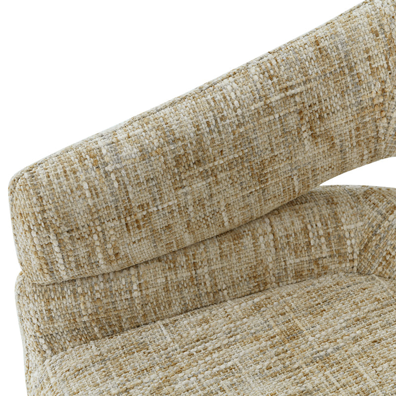 Briar Swivel Chairs [Set of 1] [Linen Fabric]