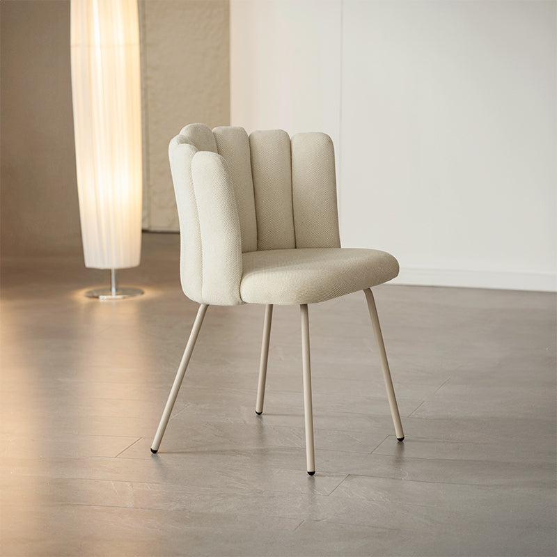 Isabeau Round Dining Table & 4 Grove Chairs [Dining Set]