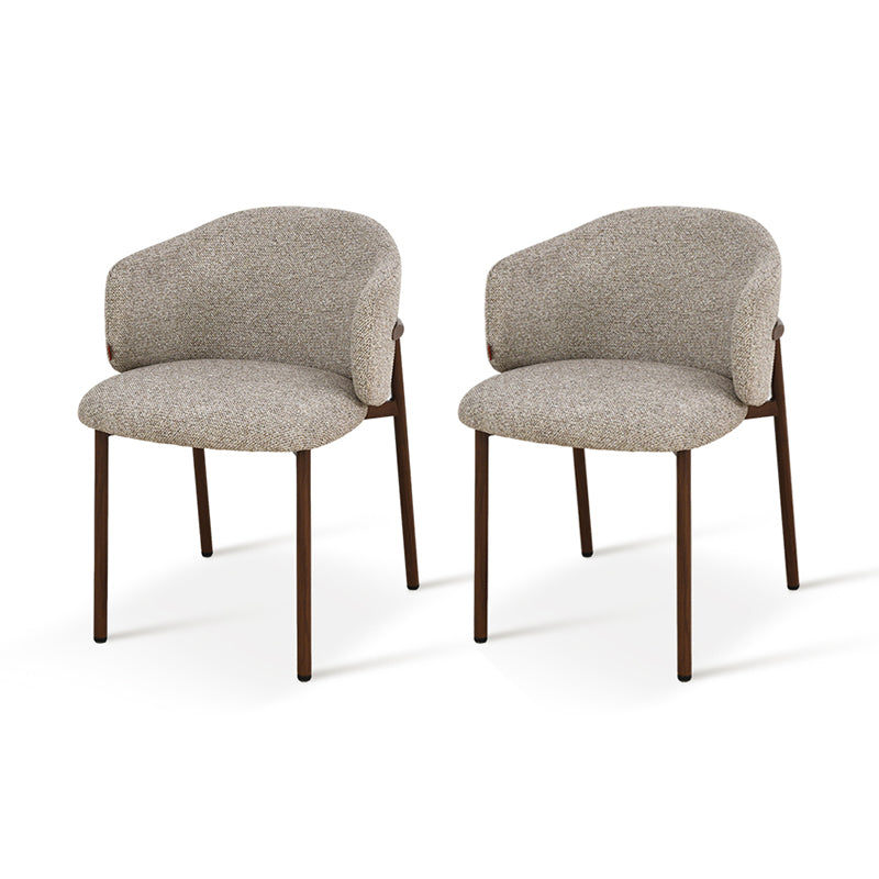 Valda Dining Chair [Set of 2] [Linen Fabric]