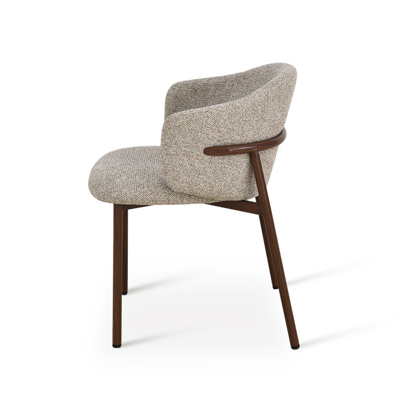 Valda Dining Chair [Set of 2] [Linen Fabric]