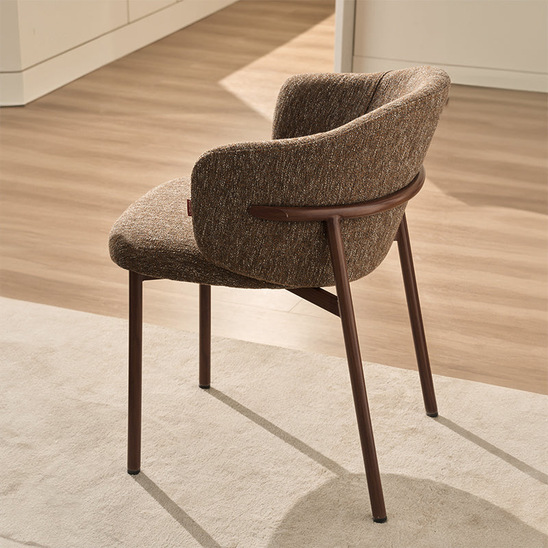 Valda Dining Chair [Set of 2] [Linen Texture Fabric]