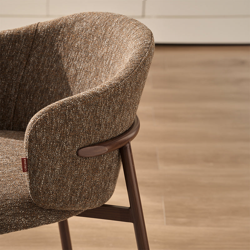 Valda Dining Chair [Set of 2] [Linen Texture Fabric]