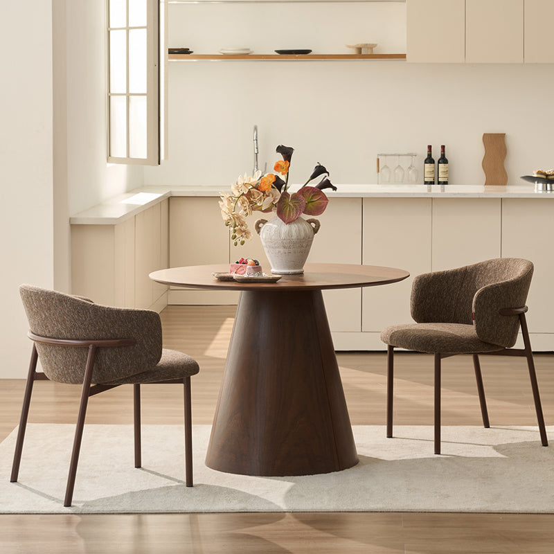 Valda Dining Chair [Set of 2] [Linen Texture Fabric]